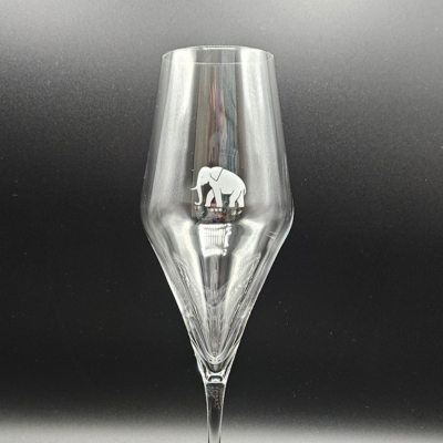 Glas Champagner